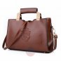 Artsivaris Women Leather Handbag Fashion Casual Travel Messenger Bag Tote