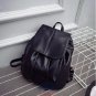Artsivaris NEW Women Vintage Black Leather Backpack School Bag Travel Rucksack