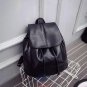 Artsivaris NEW Women Vintage Black Leather Backpack School Bag Travel Rucksack