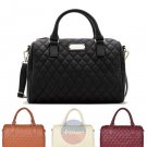 NEW Women Quilted Leather Satchel Elegant Crossbody Shoulder Bag Handbag Purse