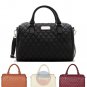 NEW Women Quilted Leather Satchel Elegant Crossbody Shoulder Bag Handbag Purse