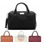 NEW Women Quilted Leather Satchel Elegant Crossbody Shoulder Bag Handbag Purse