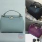 Stylish Leather Women Casual Handbag Travel Medium Black Satchel Messenger Bag