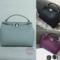 Stylish Leather Women Casual Handbag Travel Medium Black Satchel Messenger Bag