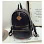 Stylish Men Women Black Leather Backpack Sport Travel School Book Shoulder Bag