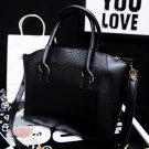 Stylish Women Satchel Crossbody Shoulder Bag Leather Tote Handbag Black Purse