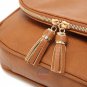 Artsivaris Small Tassel Leather Handbag Women Casual Messenger Shoulder Bag