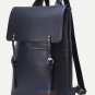 Vintage Large Backpack Stud Leather Travel School Bag Casual Fashion Rucksack