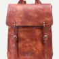 Vintage Large Backpack Stud Leather Travel School Bag Casual Fashion Rucksack