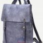 Vintage Large Backpack Stud Leather Travel School Bag Casual Fashion Rucksack