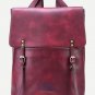 Vintage Large Backpack Stud Leather Travel School Bag Casual Fashion Rucksack