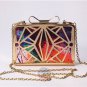 Artsivaris NEW Women Handbag Evening Clutch Party Metal Patchwork Mini Bag