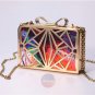 Artsivaris NEW Women Handbag Evening Clutch Party Metal Patchwork Mini Bag