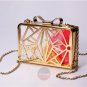 Artsivaris NEW Women Handbag Evening Clutch Party Metal Patchwork Mini Bag