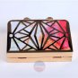 Artsivaris NEW Women Handbag Evening Clutch Party Metal Patchwork Mini Bag