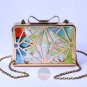 Artsivaris NEW Women Handbag Evening Clutch Party Metal Patchwork Mini Bag