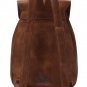 Artsivaris NEW Brown Leather Backpack College School Travel Vintage Satchel Bag