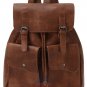 Artsivaris NEW Brown Leather Backpack College School Travel Vintage Satchel Bag