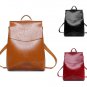 Artsivaris Vintage Leather Backpack School College Bag Casual Travel Satchel