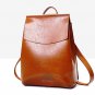 Artsivaris Vintage Leather Backpack School College Bag Casual Travel Satchel