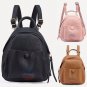 Stylish Pebbled Backpack Faux Leather Women Handbag Travel Casual Bag Rucksack