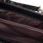 Stylish Women Handbag Black Leather Shoulder Bags Lady Messenger Purse Bag