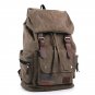 Stylish Men Women Backpack Canvas Shoulder Bag Travel School Vintage Rucksack
