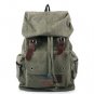 Stylish Men Women Backpack Canvas Shoulder Bag Travel School Vintage Rucksack