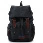 Stylish Men Women Backpack Canvas Shoulder Bag Travel School Vintage Rucksack