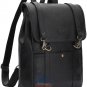 Stylish Women's Black Leather Satchel Backpack School Book Bag Travel Rucksack