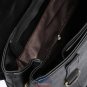 Stylish Women's Black Leather Satchel Backpack School Book Bag Travel Rucksack