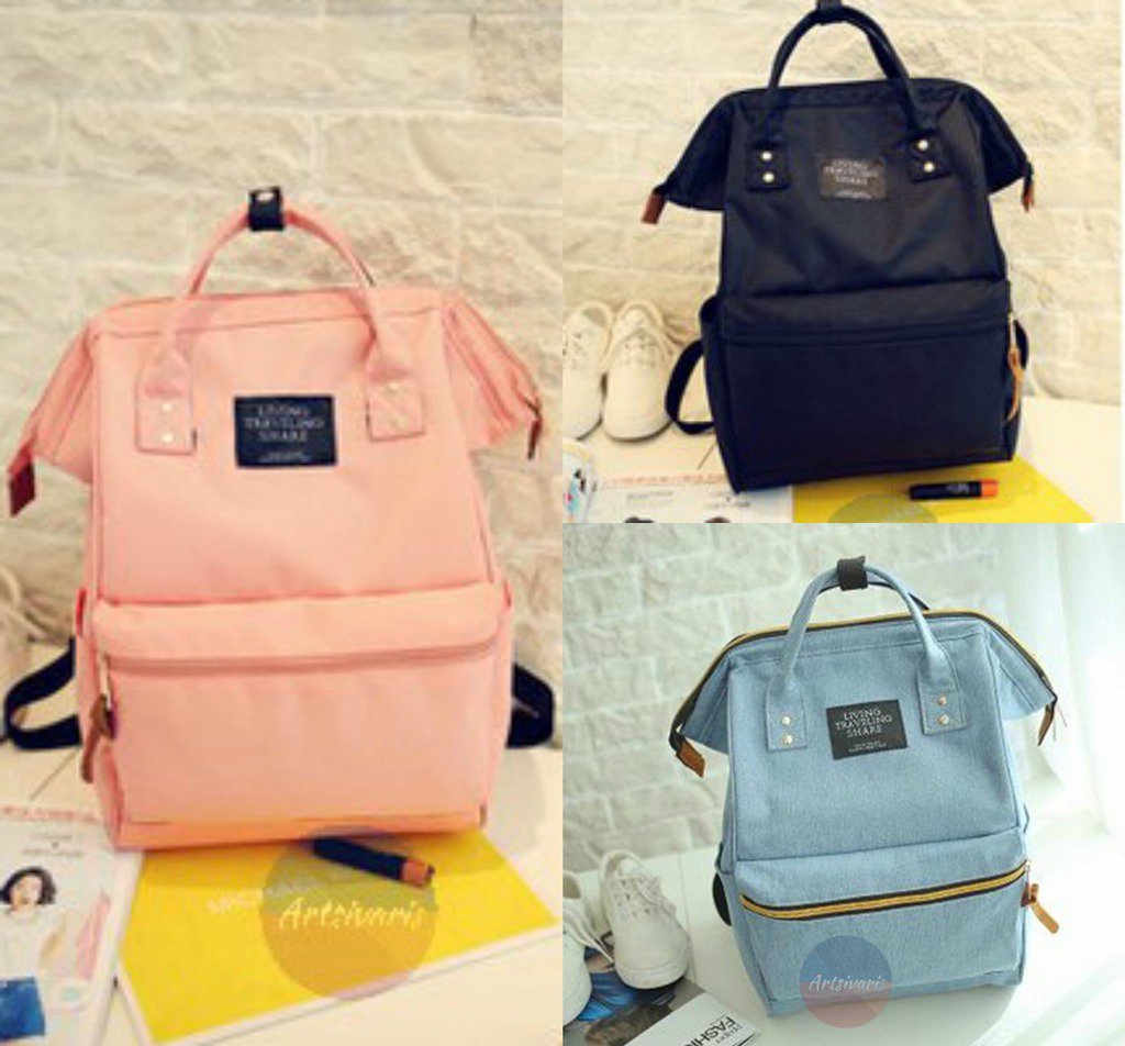 Stylish Women Canvas Backpack School College Bag Casual Handbag Travel Rucksack