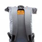 Artsivaris Roll Top 14" Laptop Travel School Bag Polyester Leather Backpack