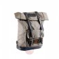 Artsivaris Roll Top 14" Laptop Travel School Bag Polyester Leather Backpack