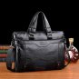 Artsivaris Men Business Briefcase Leather Laptop Computer Travel Messenger Bag