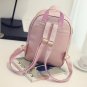Stylish 2pc Owl Design Bag Leather Rucksack Travel School Casual Women Backpack