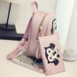Stylish 2pc Owl Design Bag Leather Rucksack Travel School Casual Women Backpack