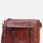 Stylish Vintage Buckled Sling Leather Messenger Bag Travel School Book Satchel
