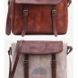 Stylish Vintage Buckled Sling Leather Messenger Bag Travel School Book Satchel