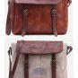Stylish Vintage Buckled Sling Leather Messenger Bag Travel School Book Satchel