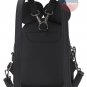 Stylish Mouse Black Red Oversized Bow Tie Bag Leather Women Backpack