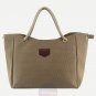 Artsivaris NEW Canvas Tote Rope Handle Casual Travel Shoulder Bag Purse