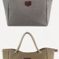 Artsivaris NEW Canvas Tote Rope Handle Casual Travel Shoulder Bag Purse