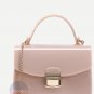 Stylish Pushlock Handbag Plastic Messenger Bag Chain Clutch Fashion Satchel