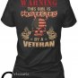 Proud Veteran's Daughter Dad Protector and Hero Tee - Varieties Design Tshirt