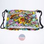 Canvas Poly Drawstring Cinch Sack Sport Beach Travel Outdoor Backpack Bags