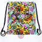Canvas Poly Drawstring Cinch Sack Sport Beach Travel Outdoor Backpack Bags