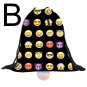 Canvas Poly Drawstring Cinch Sack Sport Beach Travel Outdoor Backpack Bags
