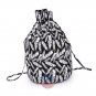 Canvas Poly Drawstring Cinch Sack Sport Beach Travel Outdoor Backpack Bags