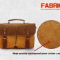 Artsivaris Horse Leather Waterproof Canvas Messenger Vintage School Travel Bag